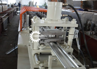 آلة تصنيع باب المصراع الأوتوماتيكية المعدنية الفولاذية PLC 8m / Min