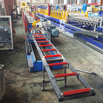 علبة التروس الثقيلة الحركة الشمسية الرف غير المنظم C Channel Roll Forming Machine