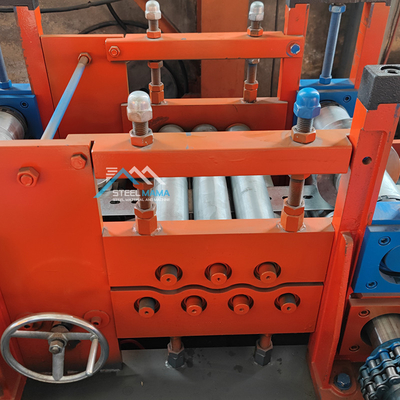 علبة التروس الثقيلة الحركة الشمسية الرف غير المنظم C Channel Roll Forming Machine