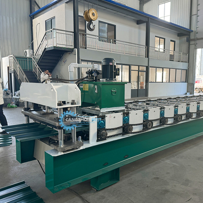PPGI GI Color Steel Profile Roofing Sheet / Panel Roll Forming Machine (ماكينة تشكيل لوحات السقف / اللوحات)