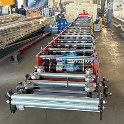 PLC Control عالي السرعة الصلب لوحة الحائط Soffit Making Make Roll Machine