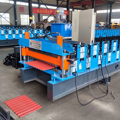 South African double-layer ceramic tile roll manufacturing machinery, hot-selling automatic IBR roofing sheet manufacturing machine