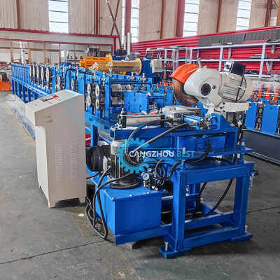 Galvanized Steel PLC Control Square Shape Seaming Roll Forming Machine 
