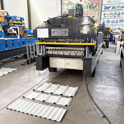 Double Deck Steel Roofing Manufacturing Machine