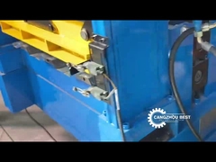 آلة التشكيل بالدلفنة للوحة الأرضية المصنوعة من الصلب في بيرو مع شعار الصحافة