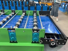 ملف الفولاذ الملون السرعة العالية الضلع / R لوحة سقف ورقة لفة تشكيل صنع آلة